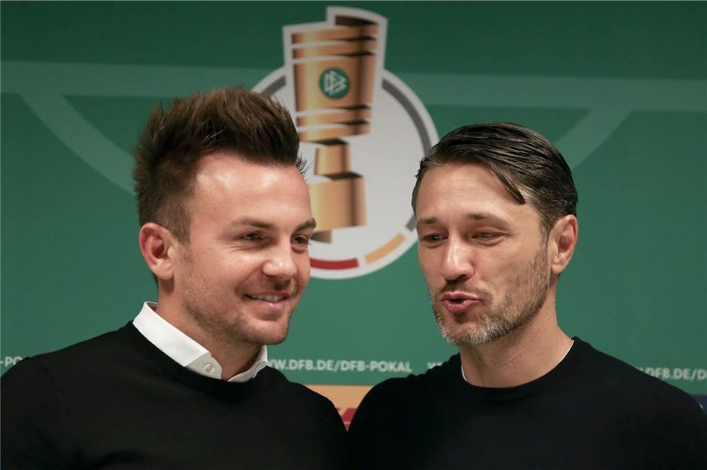 Enrico Maaßen übernimmt die BVB-U23 - schon Niko Kovac war begeistert Enrico Maaßen und der damalige FC Bayern-Trainer Niko Kovac nach dem Pokalspiel.