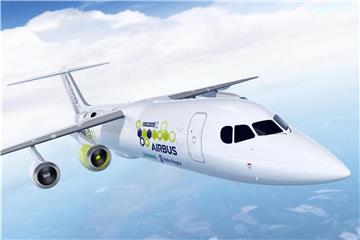 Entwurf des Hybrid-Testflugzeugs E-Fan X. Foto: Airbus