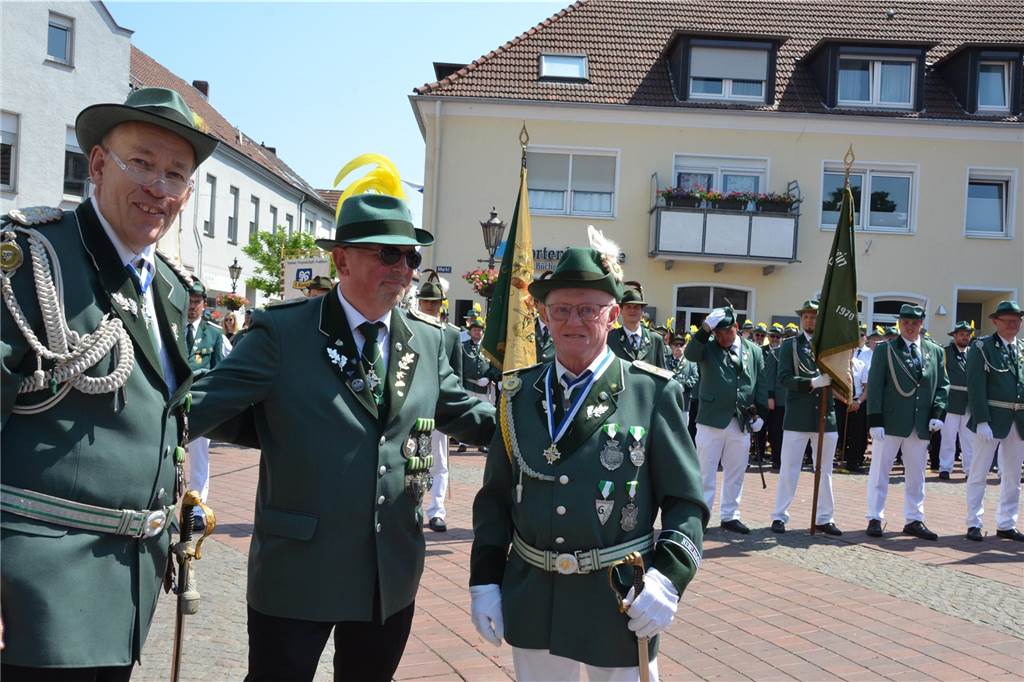 Uli Kiski mit Klaus Lehmacher und Frank Leopold