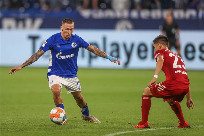Er kam als „Offensiv-Allrounder“: Notfalls muss Darko Churlinov (l.) auf Schalke demnächst auch mal in der vordersten Angriffsreihe aushelfen.