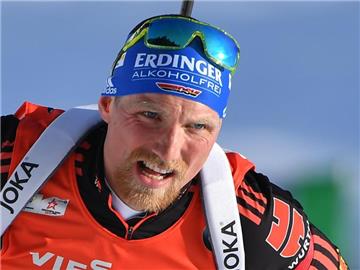 Erik Lesser setzt in Hochfilzen mit der Männer-Staffel voll auf Angriff. Foto: Martin Schutt