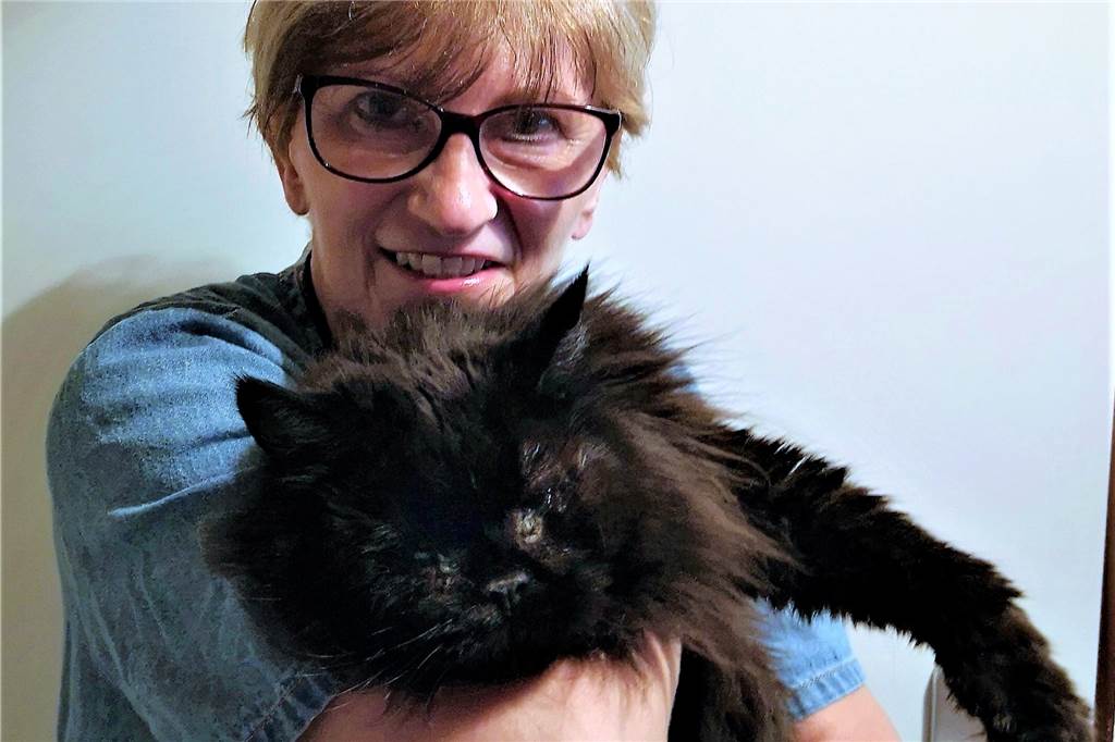 Erika Rottmann mit Moritz (20).