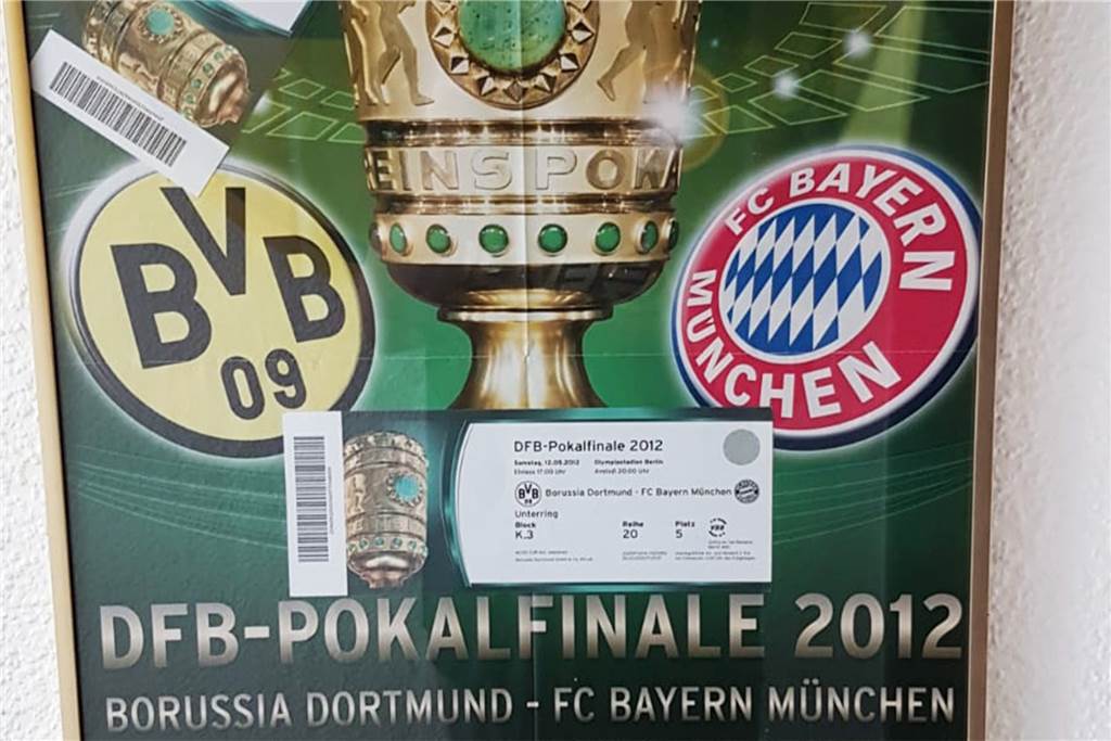 BVB-Fan fuhr früher den Meistertruck rund um den Borsigplatz Erinnerung an das Double 2012: Auch beim Finalsieg gegen Bayern München war der Deusener dabei.