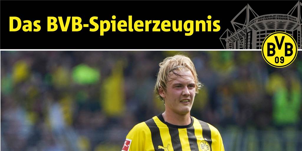 BVB-Spielerzeugnis: Julian Brandt und die ewige Suche nach der Konstanz BVB-Spieler Julian Brandt schaut dem Ball hinterher.