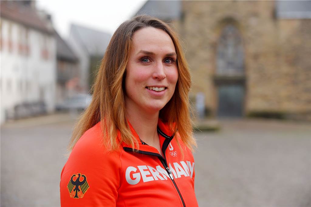 Erline Nolte, Bob-Anschieberin und Olympiateilnehmerin 2018.