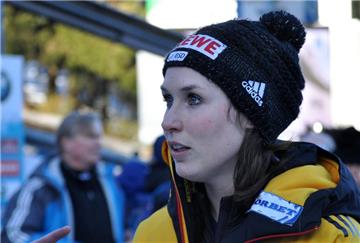 Erline Nolte, hier bei der WM im Winterberg im März dieses Jahres, wurde in Altenberg Deutsche Meisterin.