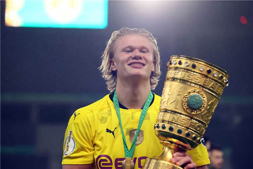 Erneutes Losglück: BVB im DFB-Pokal gegen Zweitligist FC Ingolstadt Erling Haaland will mit dem BVB erneut nach Berlin.