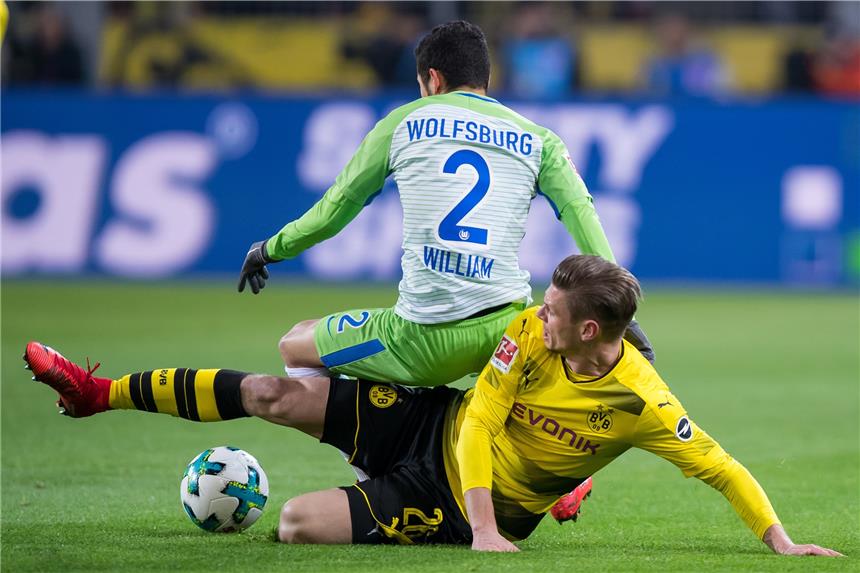 Nächster Eklat um Aubameyang überschattet BVB-Remis Ernüchternder Start in die Rückrunde: Lukasz Piszczek und der BVB kamen gegen Wolfsburg nicht über ein Remis hinaus.