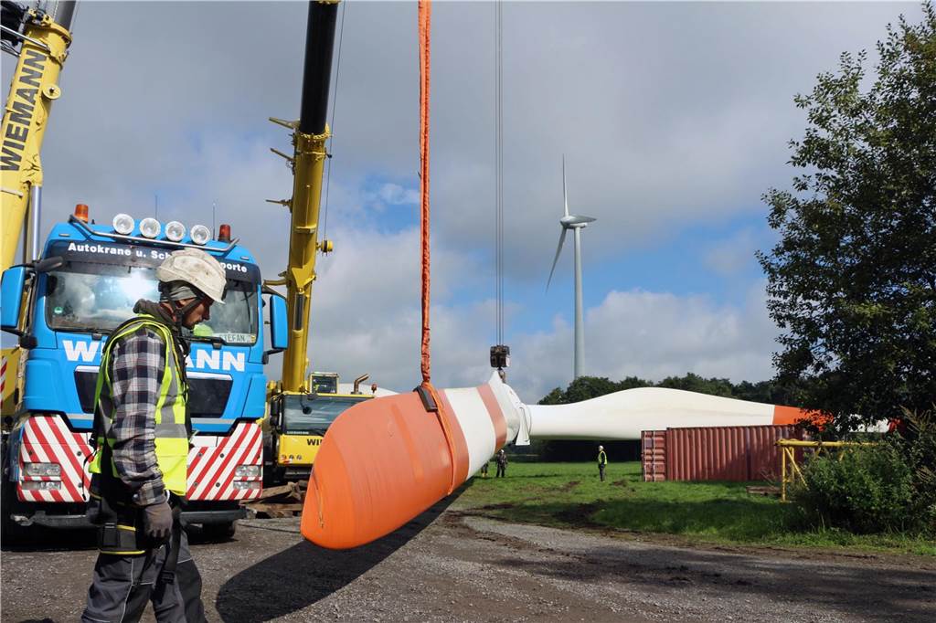 Rotor am Boden
