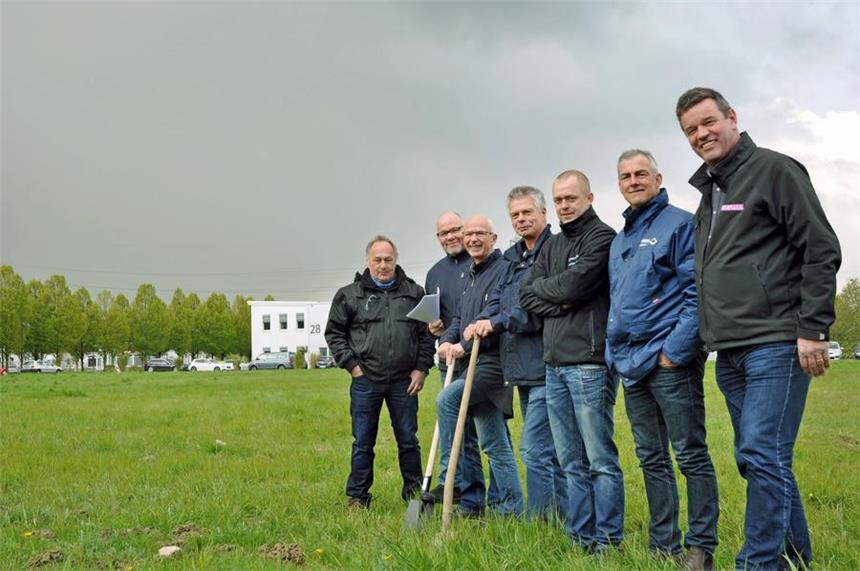 3000 Quadratmeter: Neue Lagerhalle im Erin-Park Erster Spatenstich der Rent-All-Gruppe im Erin-Park