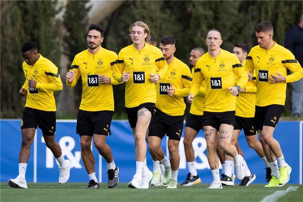 Erstes BVB-Training in Marbella.