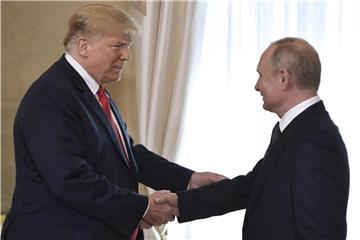 „Erzfreunde oder beste Feinde“: Donald Trump und Wladimir Putin in Helsinki. Foto: Alexei Nikolsky/Pool Sputnik Kremlin