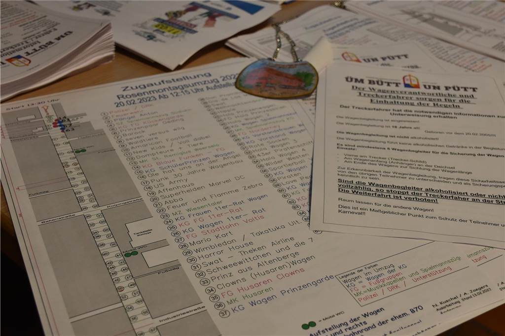 Tolle Tage brauchen Planung: Verantwortliche besprachen Sicherheit Zugplan und Sicherheitskonzept