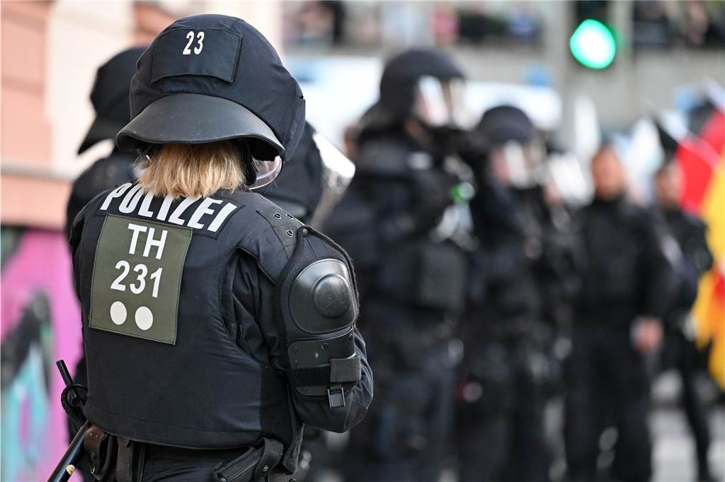 Polizei im Einsatz