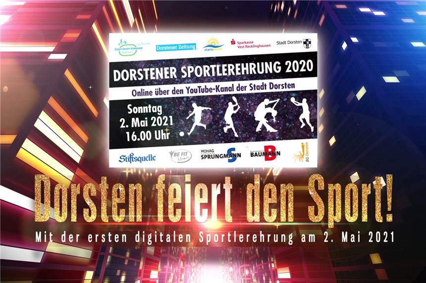 Dorsten feiert digitale Premiere Dorstener Sportlerehrung 2020