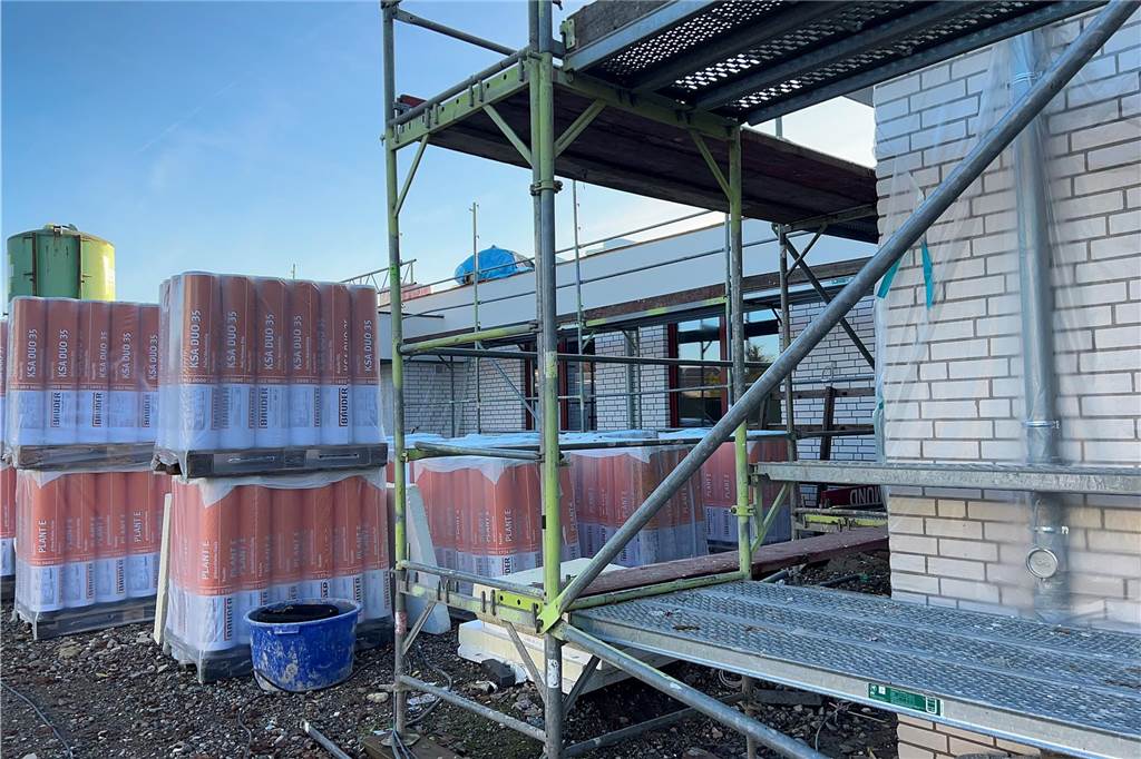 Hospiz Zum Regenbogen in Bork: Eröffnungstermin steht jetzt fest Es ist nicht zu übersehen, dass die Arbeiten am und im Hospiz voranschreiten.