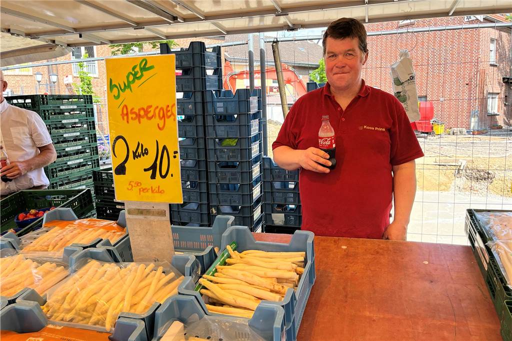 Es ist Spargelzeit, das sah man auch beim Frühlingsfest in Olfen.
