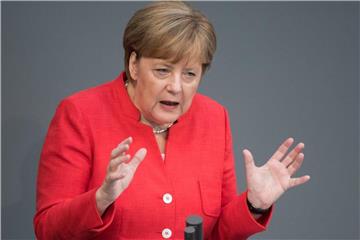 „Es lohnt sich alle Mühe, diesen Konflikt, damit er nicht zu einem wirklichen Krieg wird, zu versuchen zu entschärfen“, sagte Merkel. Foto: Bernd von Jutrczenka