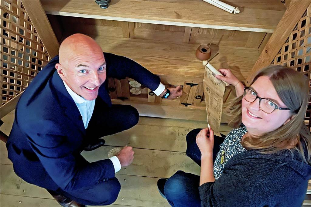 Über 40.000 Besucher im Römermuseum: „Ansporn für kulturelle Erlebnisse“ Dr. Georg Lunemann, Direktor des Landschaftsverbandes Westfalen-Lippe
Noemi Sandmann, Team Adventurebox Münster im Escape Room.