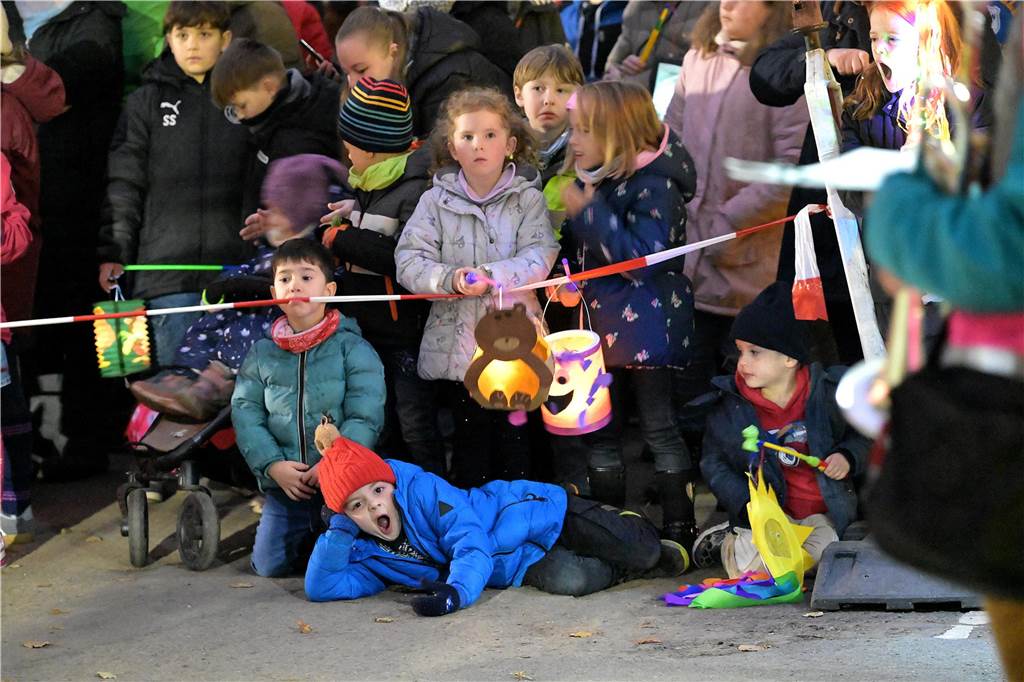 Etwa 1000 kleine und große Menschen waren am Samstag (9.11.) gekommen, um an dem Martins-Fest der Feuerwehr und des Schützenvereins teilzunehmen.