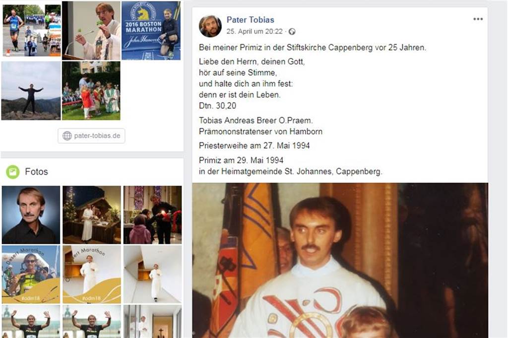„Jesus wäre auch bei Facebook“ - Pater Tobias nutzt längst Soziale Medien zum Austausch Etwa 5000 Freunde folgen Pater Tobias auf Facebook. Sechs Seiten zu verschiedenen Institutionen pflegt der Geistliche.