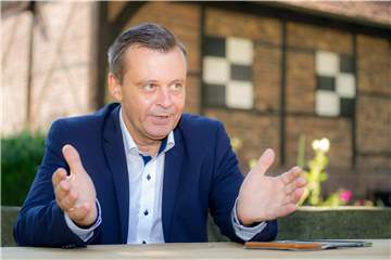Eugen Ulanowski kandidiert für die UBP für das Amt des Bürgermeisters in Haltern.