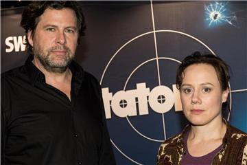 Eva Löbau und Hans-Jochen Wagner haben als „Tatort“-Kommissare ihren ersten Fall gelöst. Foto: Patrick Seeger