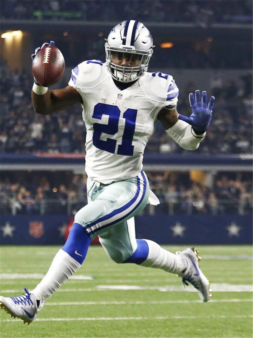 NFL: Zwei Super-Neulinge bei den Dallas Cowboys Ezekiel Elliott ist der Runningback der Dallas Cowboys. Foto: Larry W. Smith