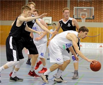 Fabian Günther (r.) erzielte gegen Münster fünf Punkte.