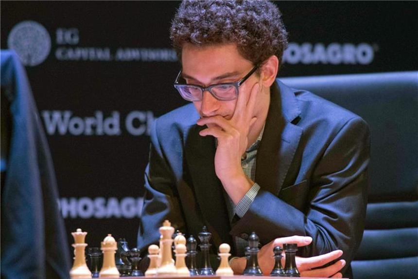 US-Schachgenie Caruana auf den Spuren Fischers Fabiano Caruana ist als Sieger des Kandidatenturniers nun Herausforderer von Weltmeister Magnus Carlsen. Foto: Arne Bänsch