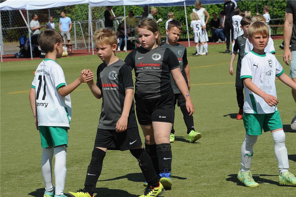 Fair-Play wurde auch in den kleinsten Altersklassen großgeschrieben.