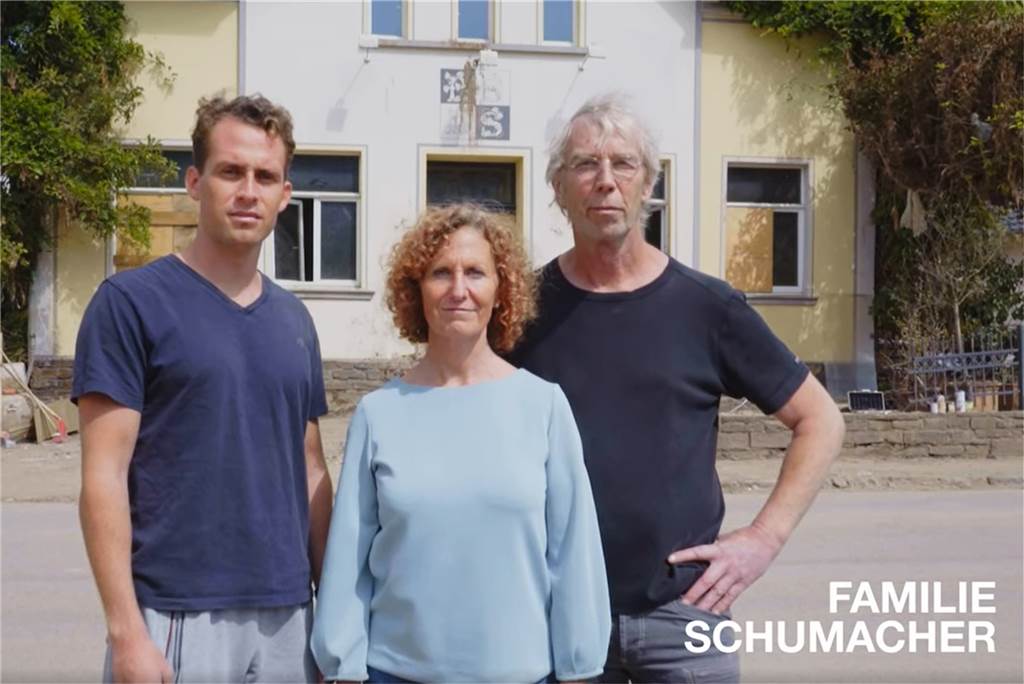 Thomas Hein (62) aus Dorsten hilft auch ein Jahr nach der Flut im Ahrtal Familie Schumacher wurde Opfer der Flutkatastrophe im Ahrtal.