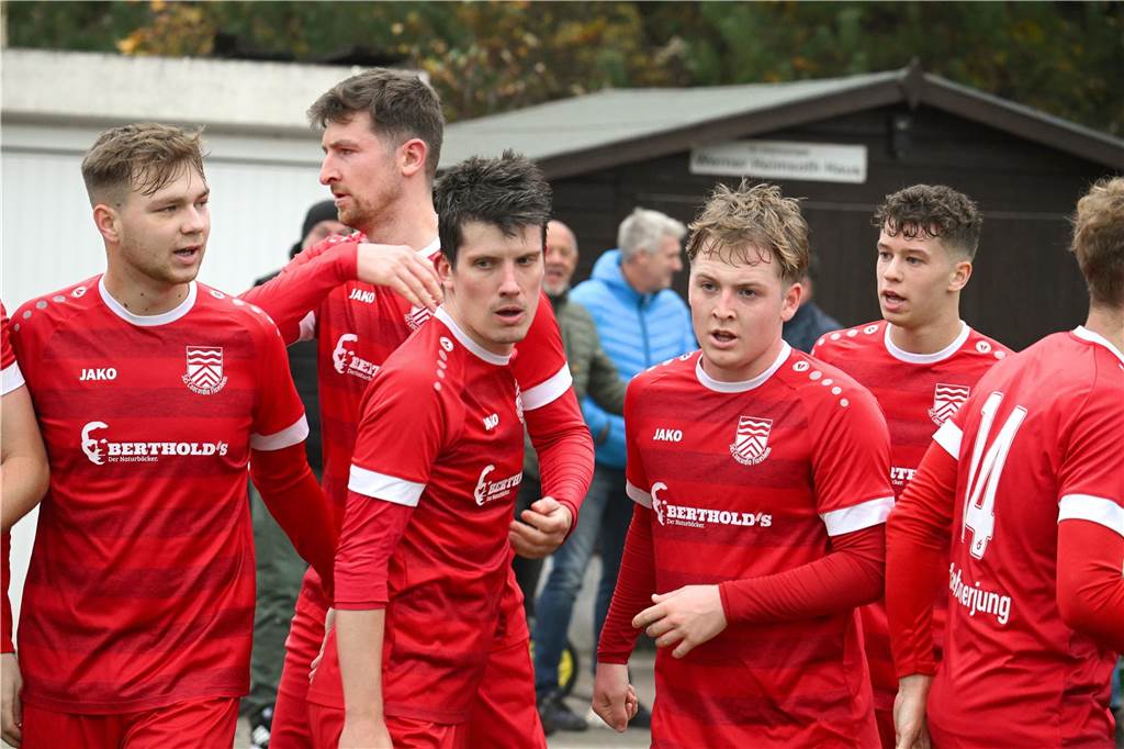Concordia Flaesheim stellt die Weichen: Trainerfrage geklärt und der Kader steht fast komplett Spieler von Concordia Flaesheim nach einem erzielten Tor