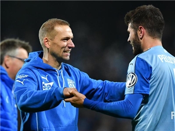 FC Astoria Walldorf jubelte über den überraschenden Einzug ins Achtelfinale. Foto: Uwe Anspach