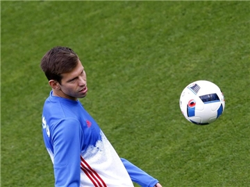 Fedor Smolov stürmt für Russland im Confed Cup. Foto: Rungroj Yongrit