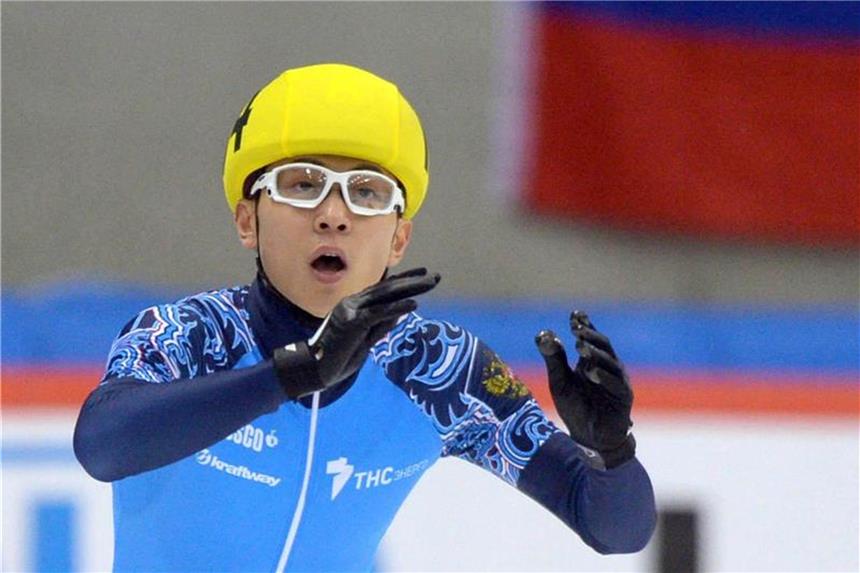 Fehlt bei Olympia: Der russischer Shorttracker Viktor Ahn. Foto: Thomas Eisenhuth