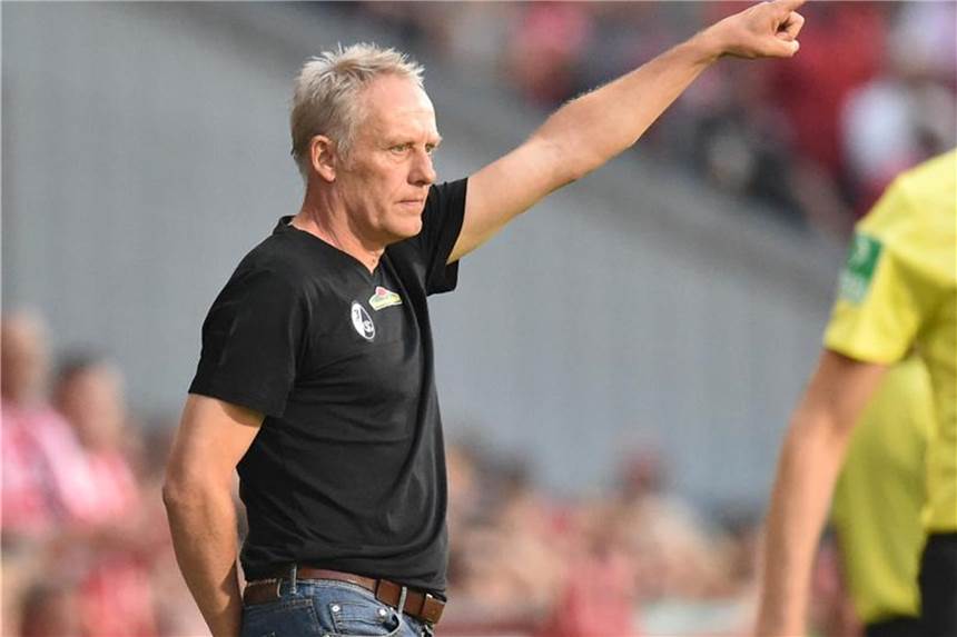 Fehlt seinem Team weiterhin: Freiburg-Coach Christian Streich. Foto: Bernd Settnik