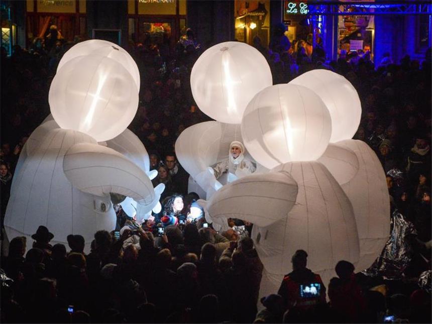 Feier in Mons. Foto: Stephanie Lecocq