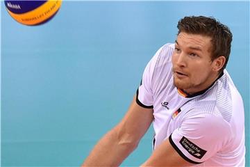 Feierte mit Deutschlands Volleyballern zwei Siege in Teheran: Kapitän Christian Fromm. Foto: Jacek Bednarczyk/PAP
