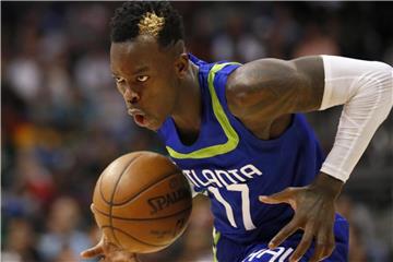 Feierte nach zwei Niederlagen wieder einen Sieg mit den Atlanta Hawks: NBA-Star Dennis Schröder Foto: Todd Kirkland