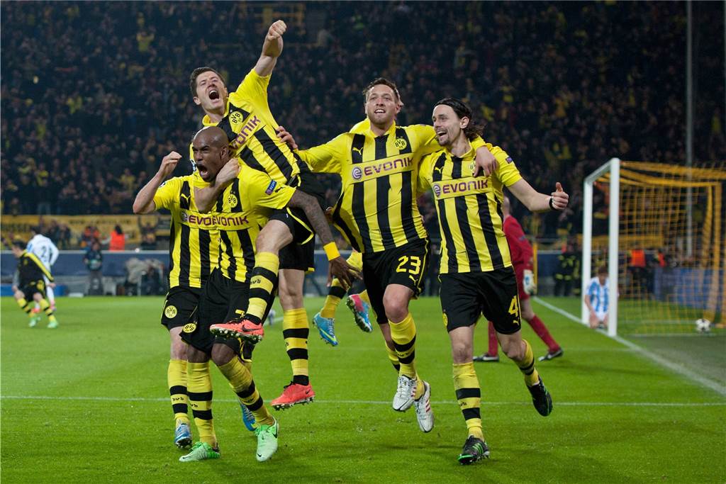 BVB-Erinnerungen an Malaga: Als Santana die Emotionen zur Explosion brachte Felipe Santana hat das 3:2 erzielt, es war der Höhepunkt einer unglaublichen Aufholjagd im Viertelfinale gegen Malaga.