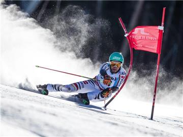 Felix Neureuther hat beim Riesenslalom eine Medaille verpasst. Foto: Expa / Johann Groder