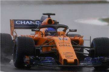 Fernando Alonso testete den neuen McLaren auf dem Circuit de Catalunya. Foto: Manu Fernandez/AP