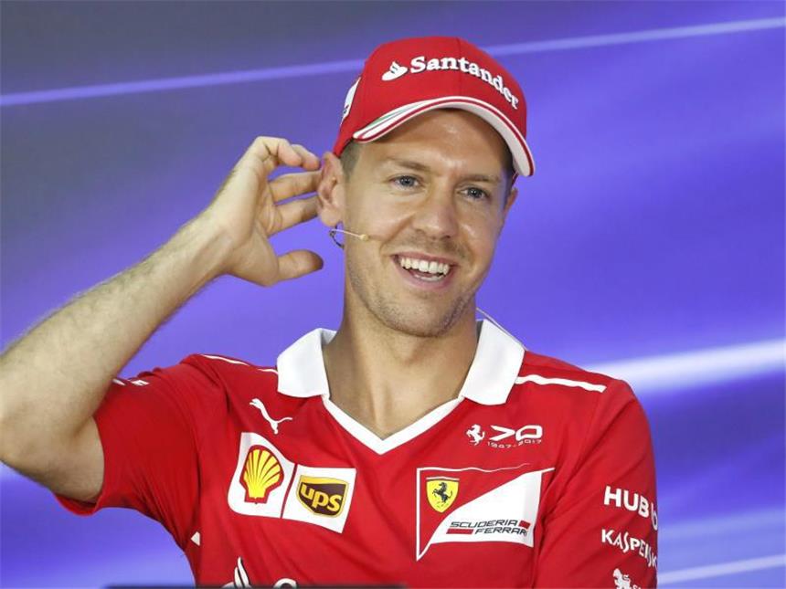 Vettel mit Zuversicht in Suzuka - Hamilton "auf der Jagd" Ferrari-Star Sebastian Vettel will den Rückstand in der WM-Wertung noch aufholen. Foto: Eric To