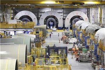 Fertigung im Boeing-Endmontagewerk in Charleston. Foto: XinHua/dpa