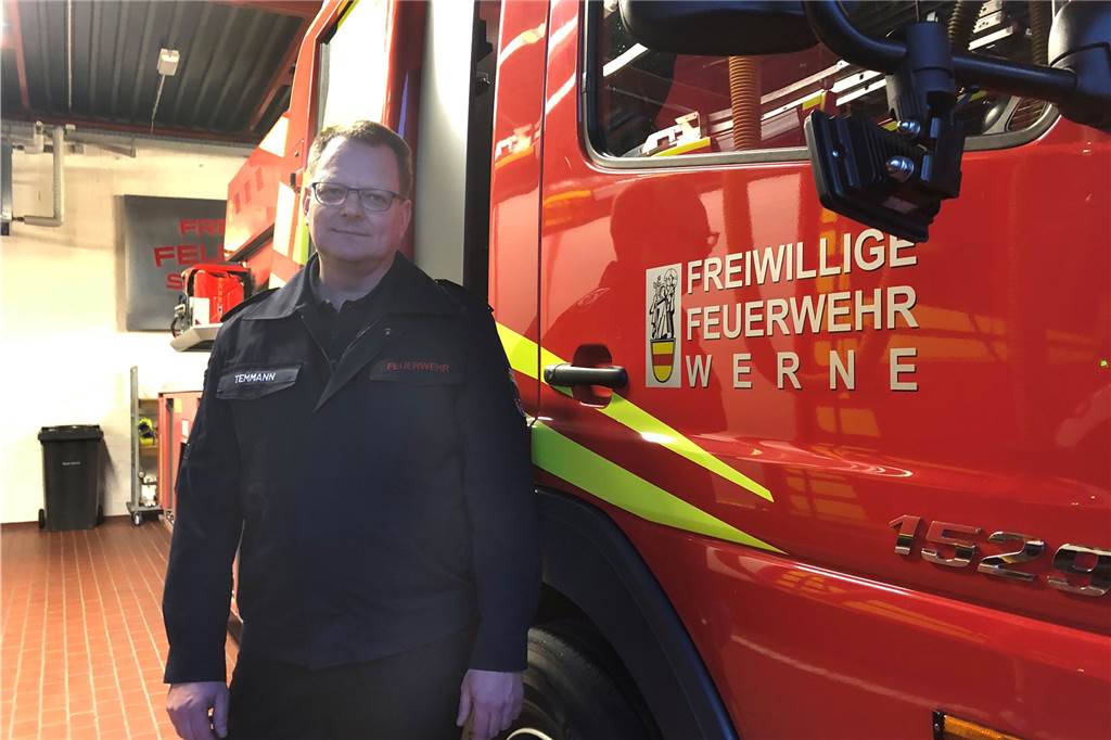 Feuerwehreinsätze stark gestiegen: Ehrenamtliche sollen aber bleiben Feuerwehr-Chef Thomas Temmann.
