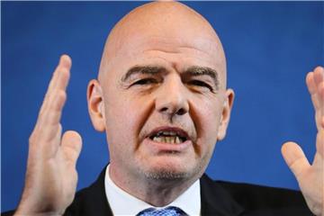 FIFA-Präsident Gianni Infantino glaubt an den Reformwillen im Iran. Foto: Christian Charisius