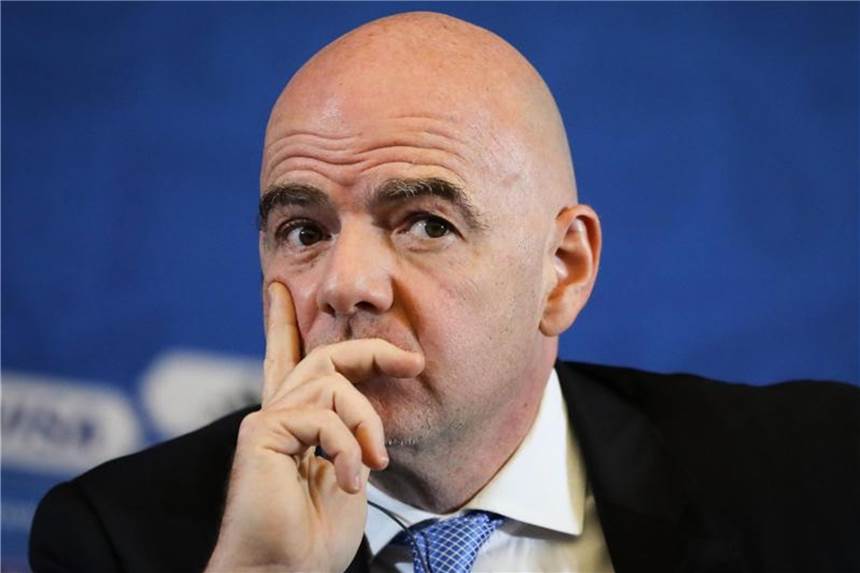 Kontinentalverbände wollen Wahlsystem für FIFA-Chef ändern FIFA-Präsident Gianni Infantino hatte bereits angekündigt, im Juni 2019 für eine zweite Amtszeit zu kandidieren. Foto: Christian Charisius