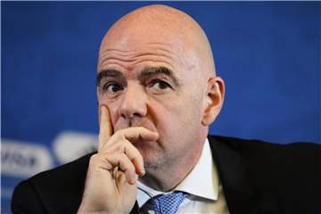 FIFA-Präsident Gianni Infantino hatte bereits angekündigt, im Juni 2019 für eine zweite Amtszeit zu kandidieren. Foto: Christian Charisius