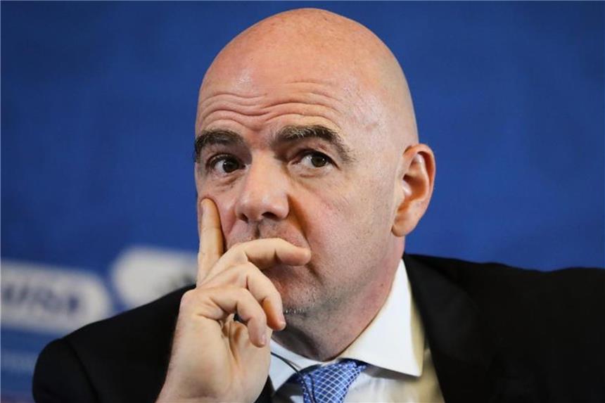 FIFA-Chef ohne Zweifel: Russland wird beste WM organisieren FIFA-Präsident Gianni Infantino zeigt sich schon vor WM-Beginn vom Turnier und dem Gastgeber begeistert. Foto: Christian Charisius